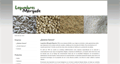 Desktop Screenshot of legumbresmorgade.com